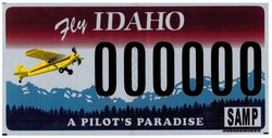 Aviation License Plates Now Available Thanks to the Idaho Aviation Foundation 